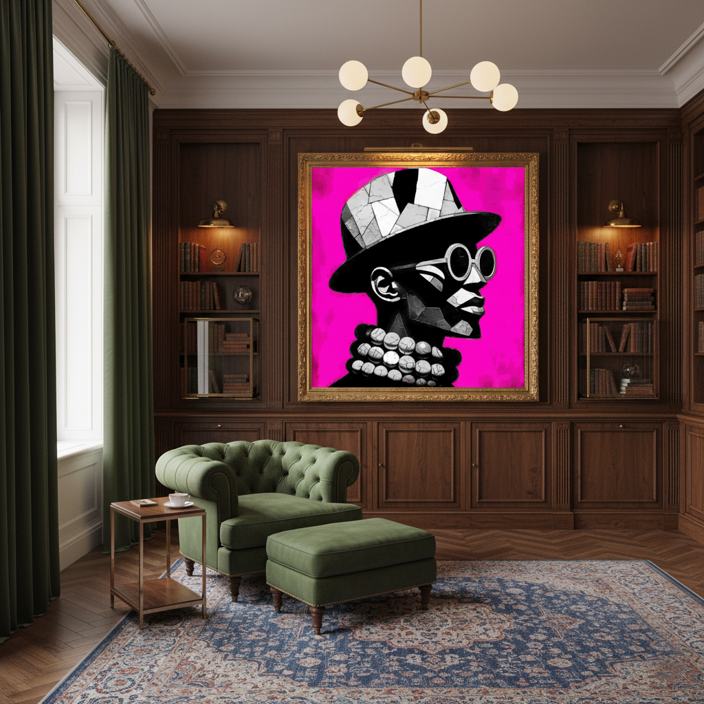 Funky in monochromed magenta