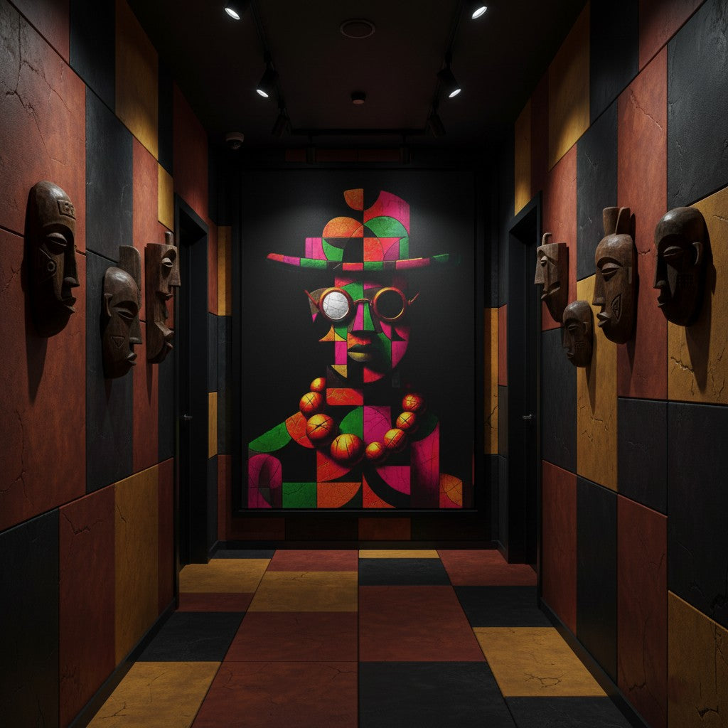 Funky Cubist Portrait